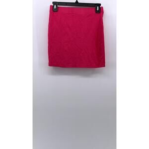 SHEIN Women's Hot Pink Casual Pull-On Straight Mini Skirt SZ 6